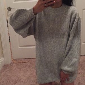 H&M oversized gray wool sweater NWT (size S)